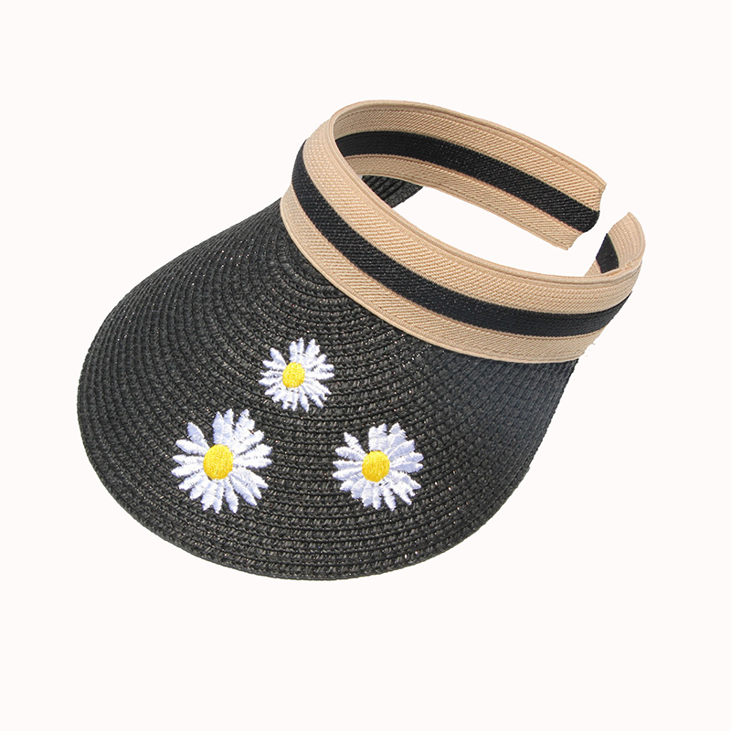 စိတ်ကြိုက်လိုဂို Straw Visor ဦးထုပ်