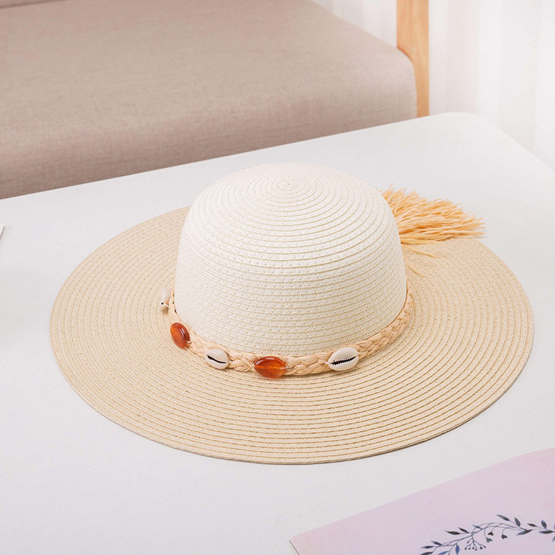 အမျိုးသမီးအတွက် Two Tone Floppy Straw Hat ကို စိတ်ကြိုက်ချုံ့ပါ။