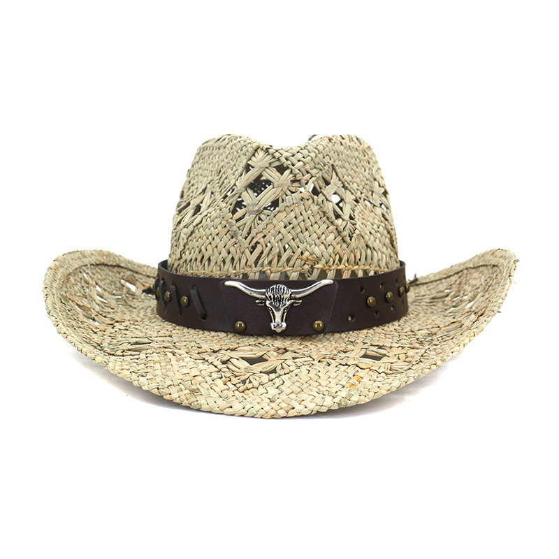 သားရေတီးဝိုင်း Cowboy Straw Hat