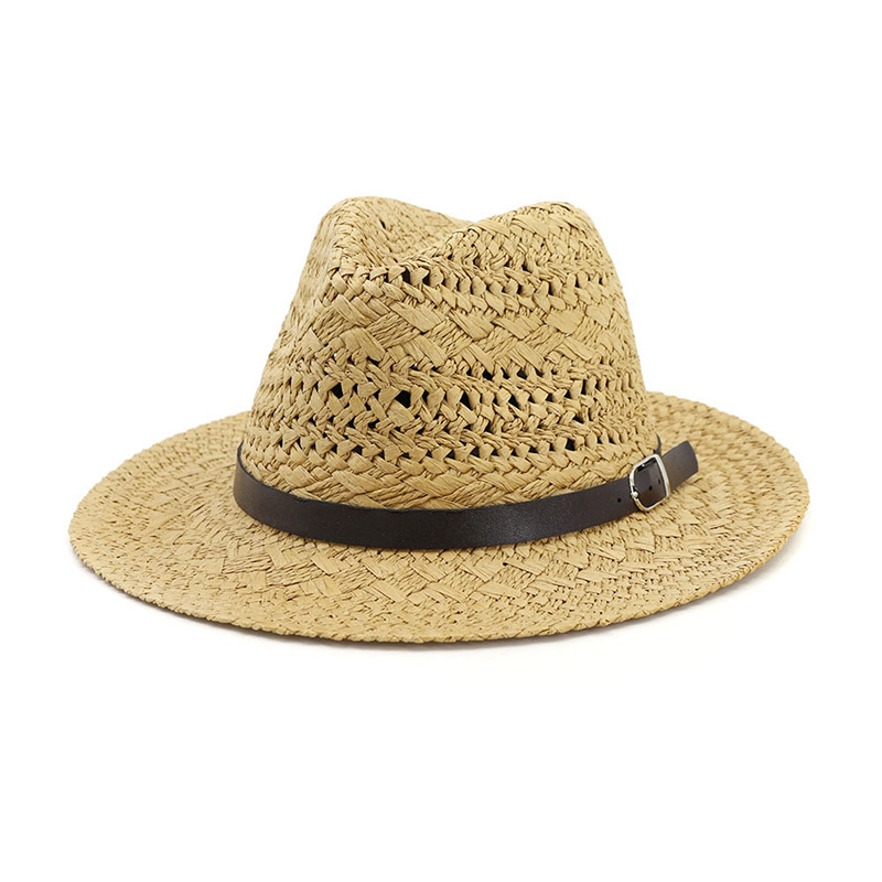 Men's Hollow out Paper Straw Fedora ဦးထုပ်