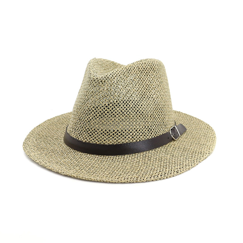 ပရိုမိုးရှင်းအရည်အသွေး Mens Fedora Panama Straw Hat