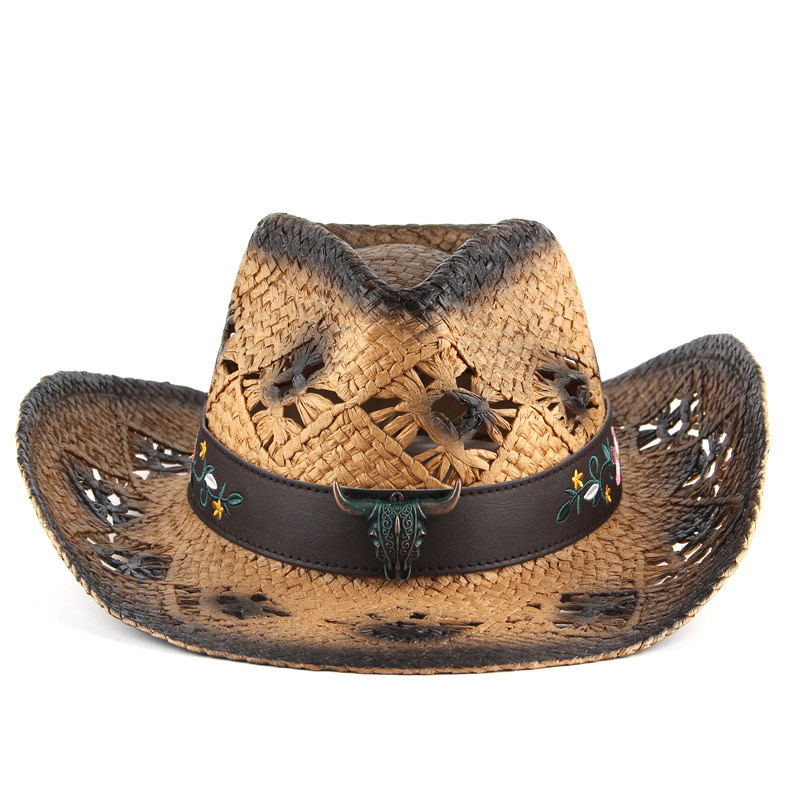 Retro Mens Cowboy ကောက်ရိုးဦးထုပ်များ